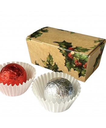 2 Choc Christmas Holly 