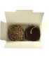 2 Choc Vintage Hessian Favour