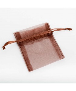 Organza Bag - Brown