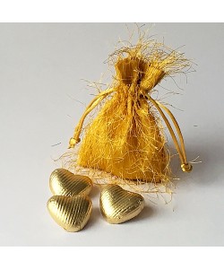 Fringed Pouch - Gold