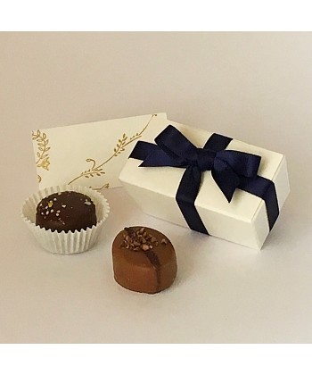 2 Choc Bow - Navy Blue