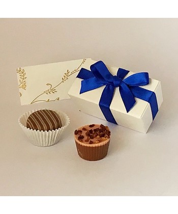 2  Choc Bow - Royal Blue