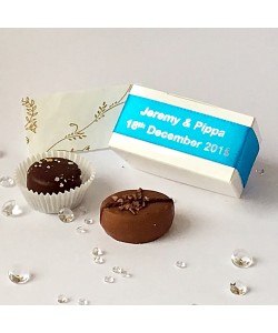 2 Choc Personalised - Turquoise